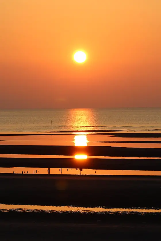 真玉海岸(夕焼け)