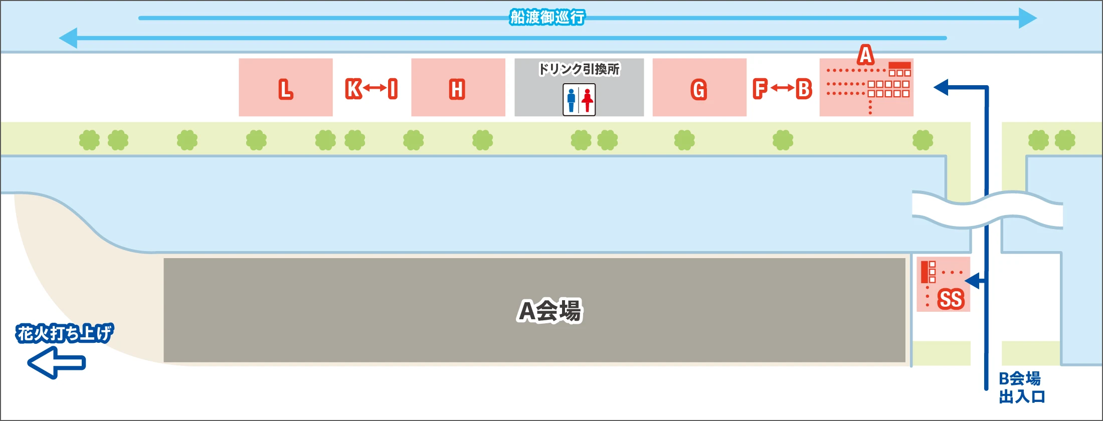 B会場地図